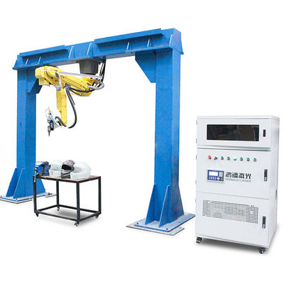Raycus Laser Source 6 Axis 3D Robot Laser Cutter gebruik voor glasvezelhelm, koolstofvezelhelm,Kevlar enz.