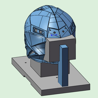 Raycus Laser Source 6 Axis 3D Robot Laser Cutter gebruik voor glasvezelhelm, koolstofvezelhelm,Kevlar enz.
